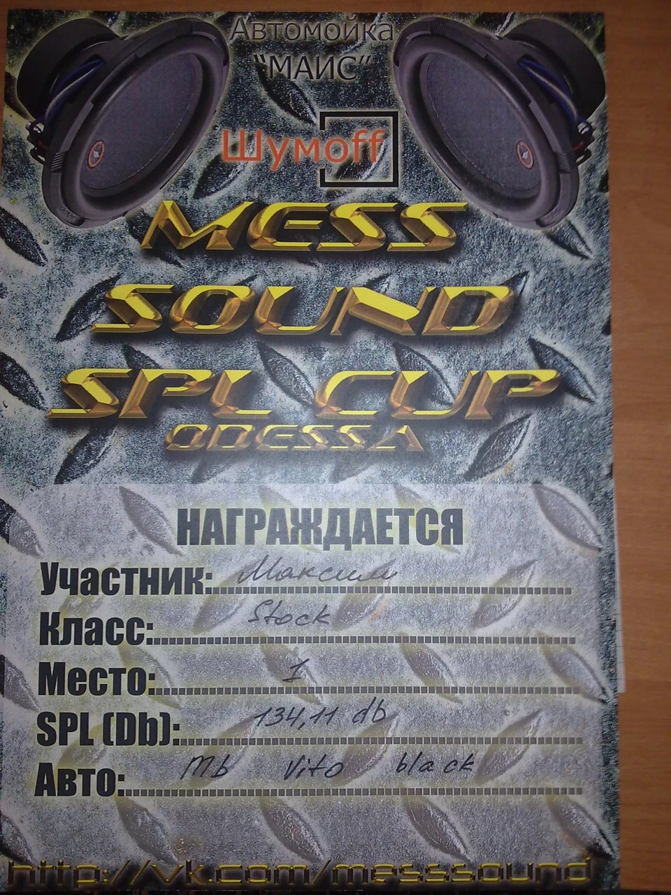 Mess Sound SPL CUP Odessa