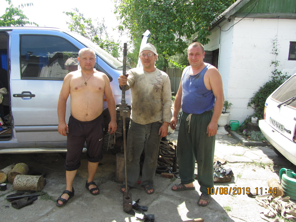 заміна підшипника пром валу 4