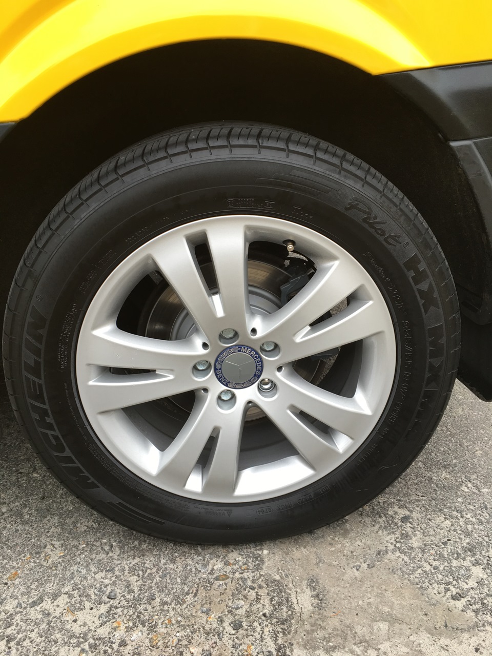 Диски Mercedes r17+ Michelin Pilot HX 4