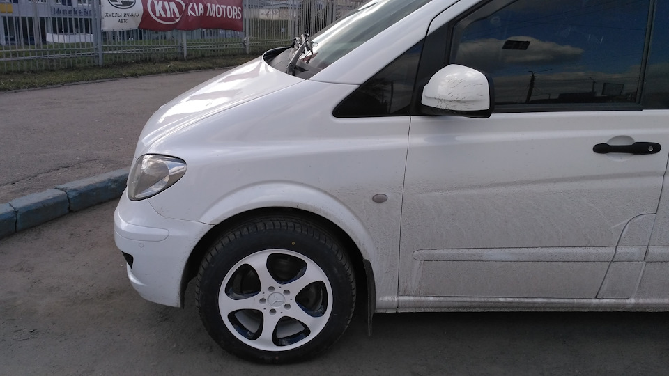 Фото на нових 17 дисках Mercedes Vito W639 5