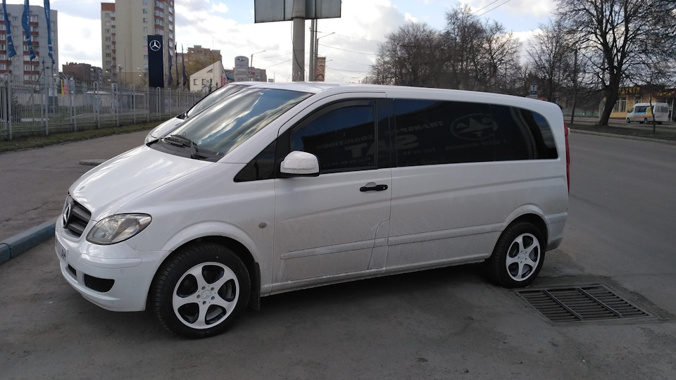 Фото на нових 17 дисках Mercedes Vito W639 3