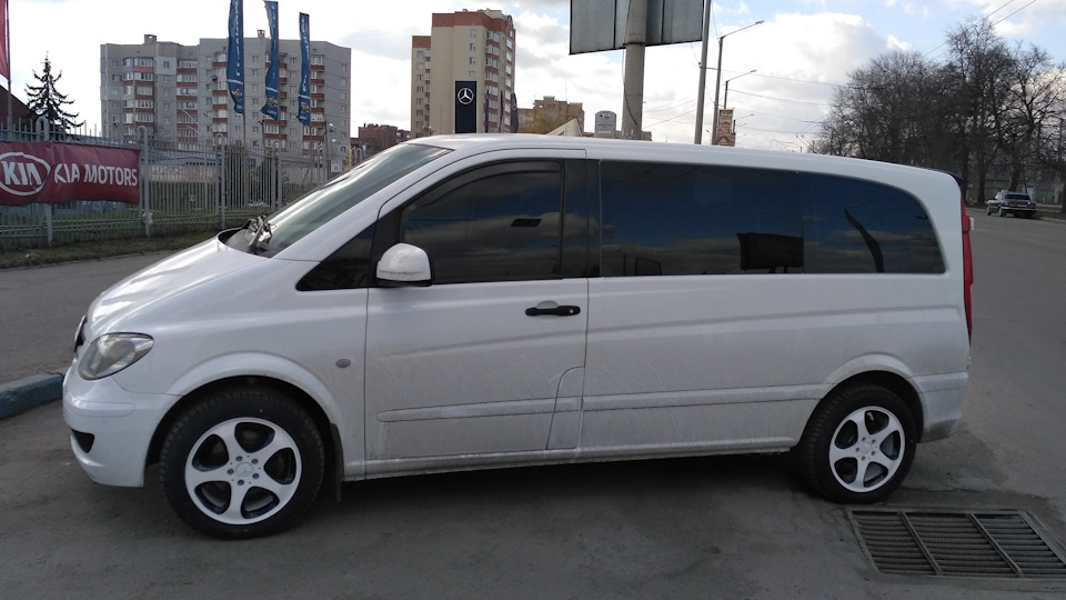 Фото на нових 17 дисках Mercedes Vito W639 4