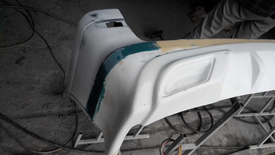 Накладка на задній бампер Vito W639 продовження 2