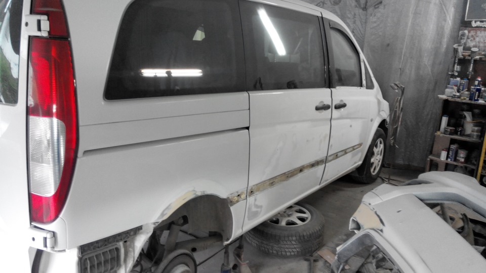 Підготовка до фарбування Vito W639 3