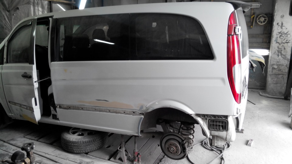 Підготовка до фарбування Vito W639 2