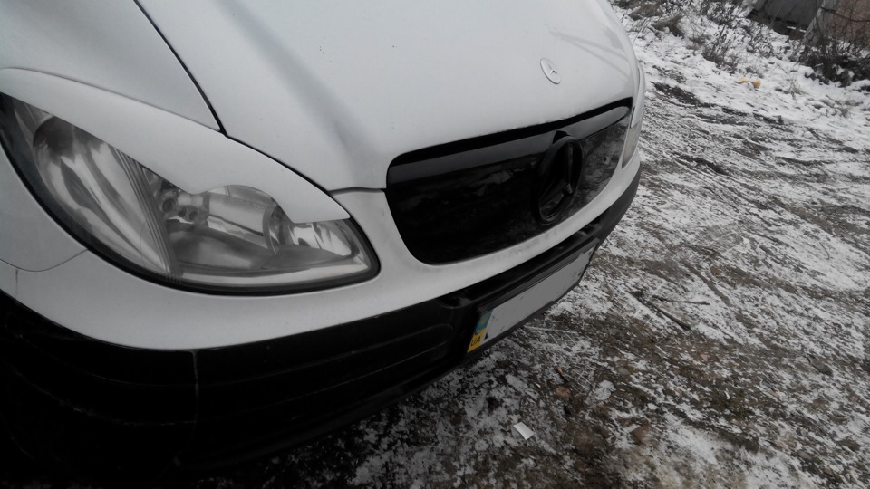 Поставив зимові грати на Vito 639, кому потрібно допомогти. 3