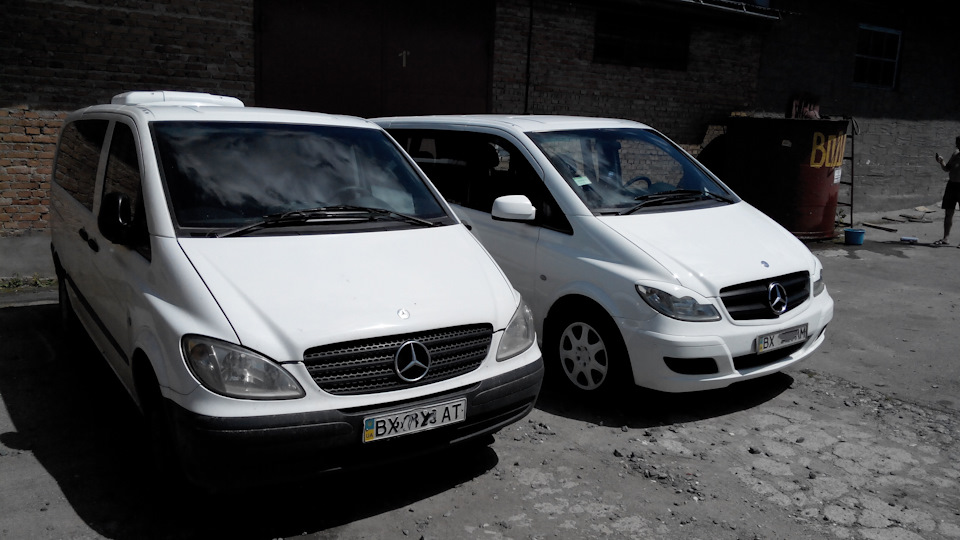 Презентація нової передньої частини Mercedes Vito W639 До та після грандіозного тюнінгу. 5