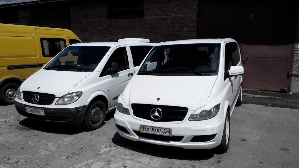 Презентація нової передньої частини Mercedes Vito W639 До та після грандіозного тюнінгу. 4