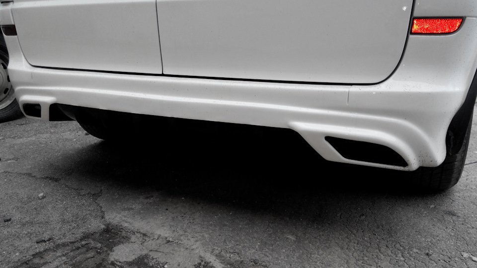 Презентація заднього тюнінг бампера Mercedes vito W639 5