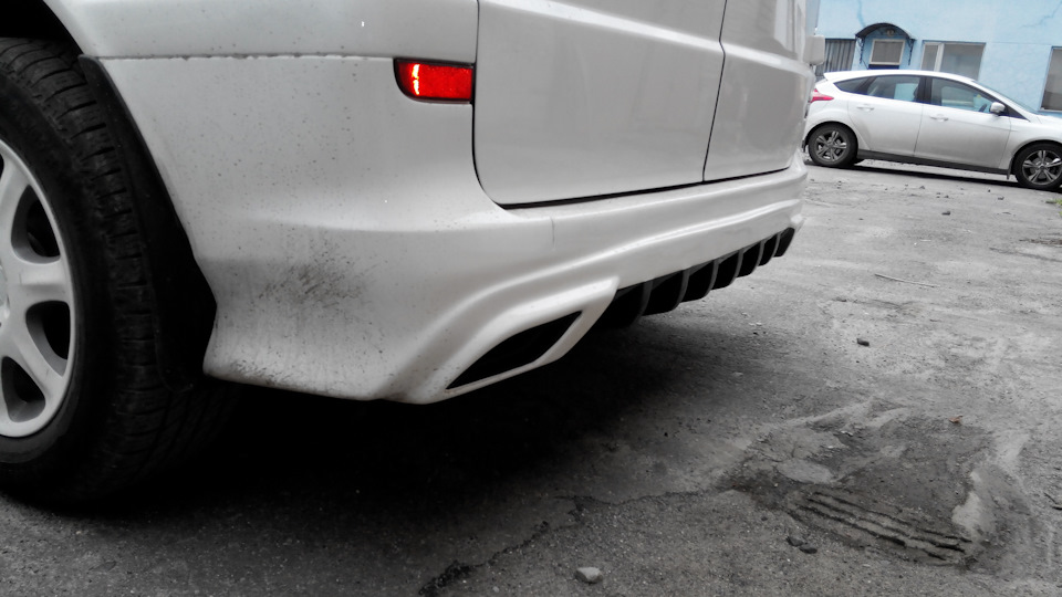 Презентація заднього тюнінг бампера Mercedes vito W639 1