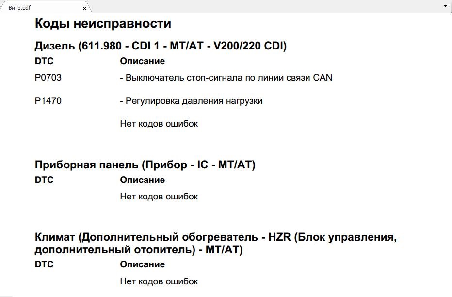 Усунення помилок P0703, P1470 3