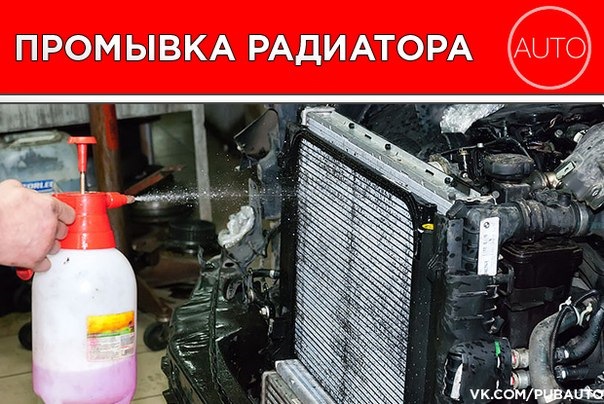 Промивання радіатора. 1