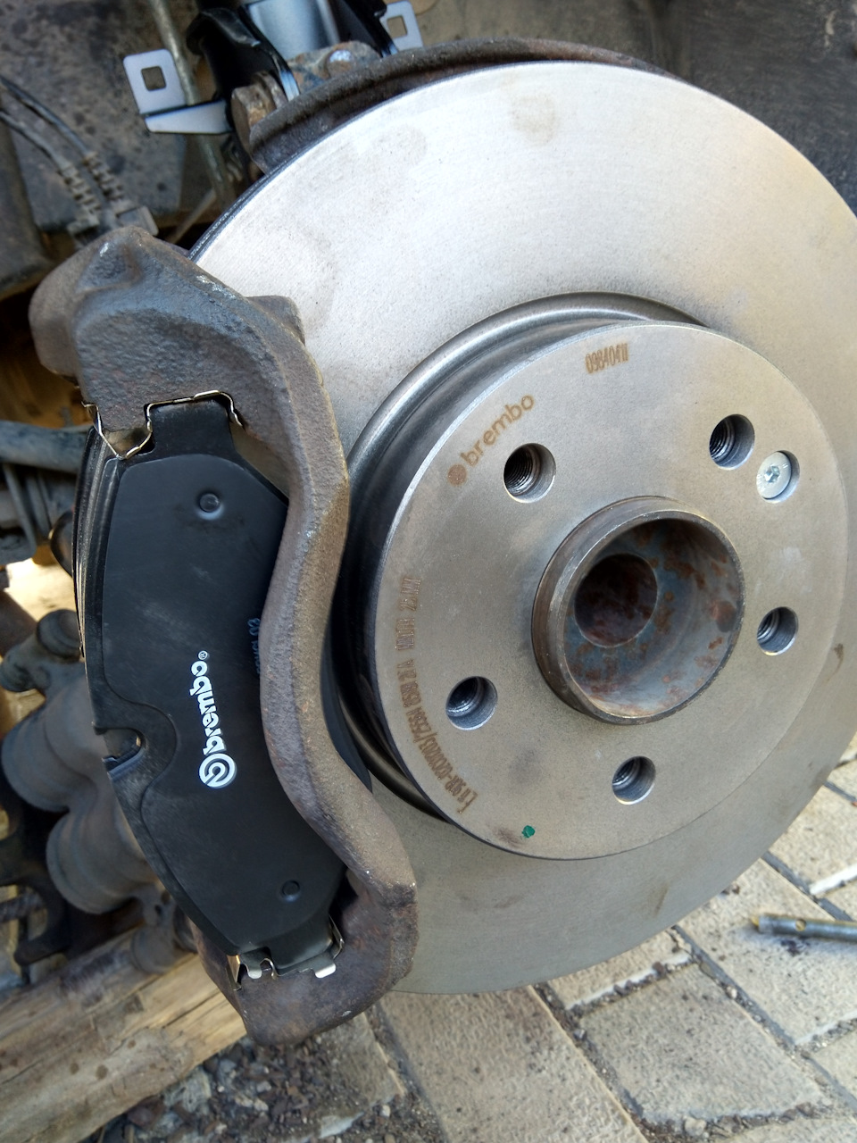 Тормоза Brembo на Vito 639 1