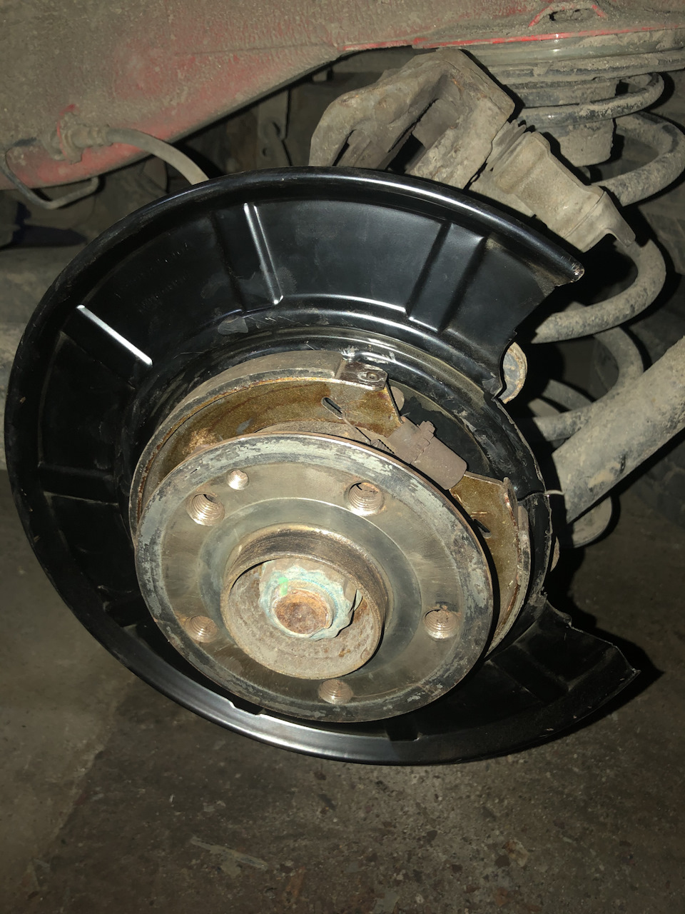 Колодки ручника Vito w447 4