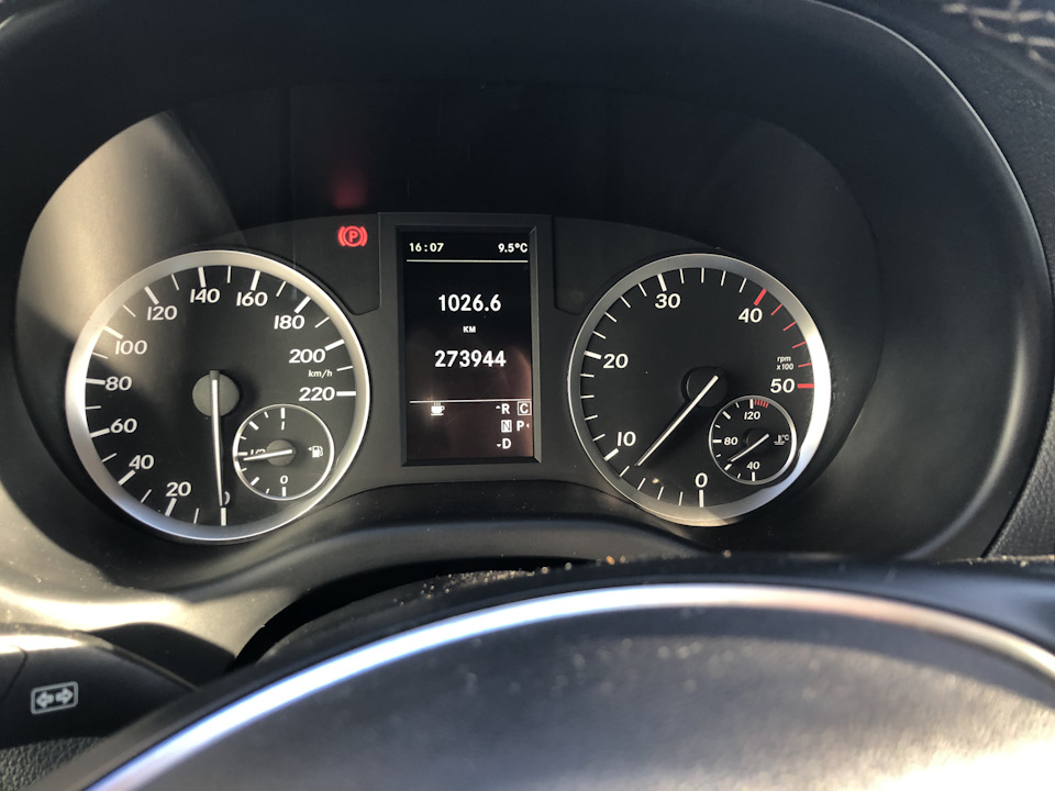 Підсвічування щитка приладів Vito w447 2