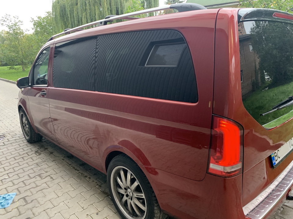 Рейлінги та поперечки на дах Vito V class w447 2