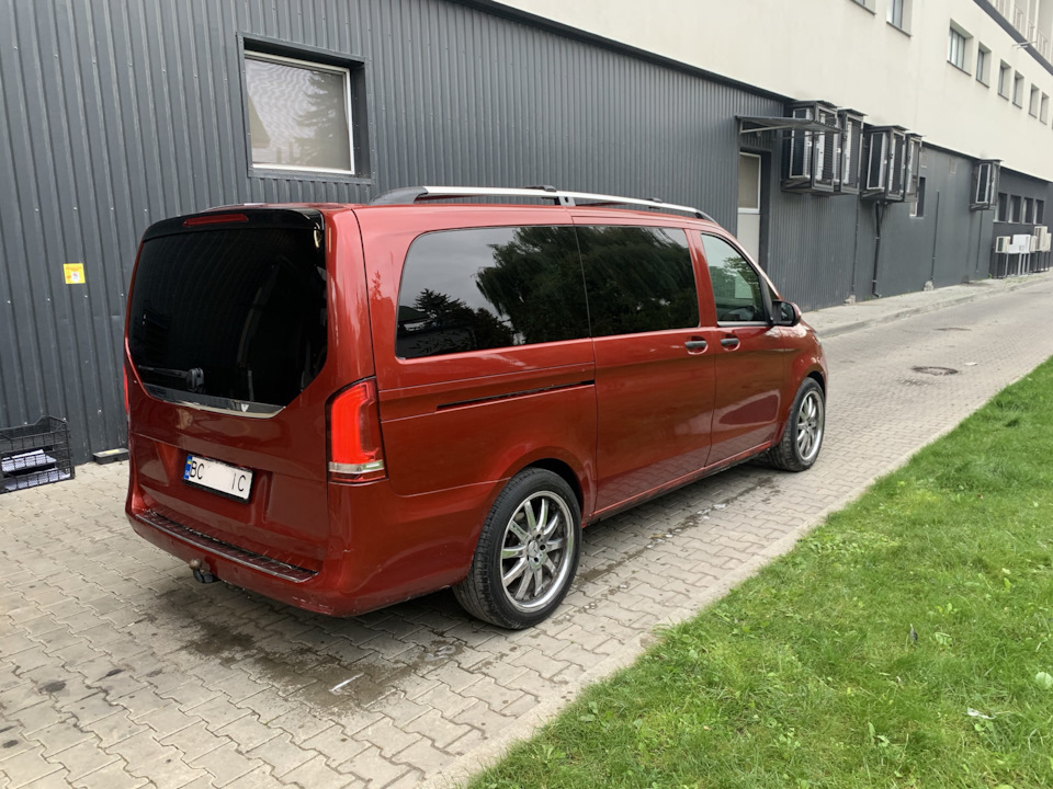 Рейлінги та поперечки на дах Vito V class w447 1