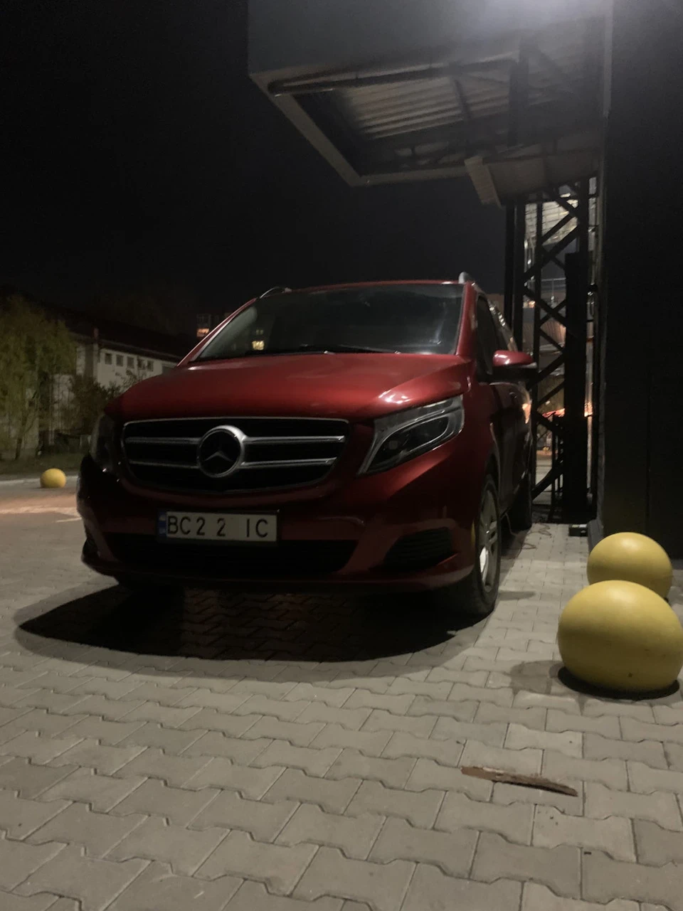Хром планка на капот Vito V-class w447
