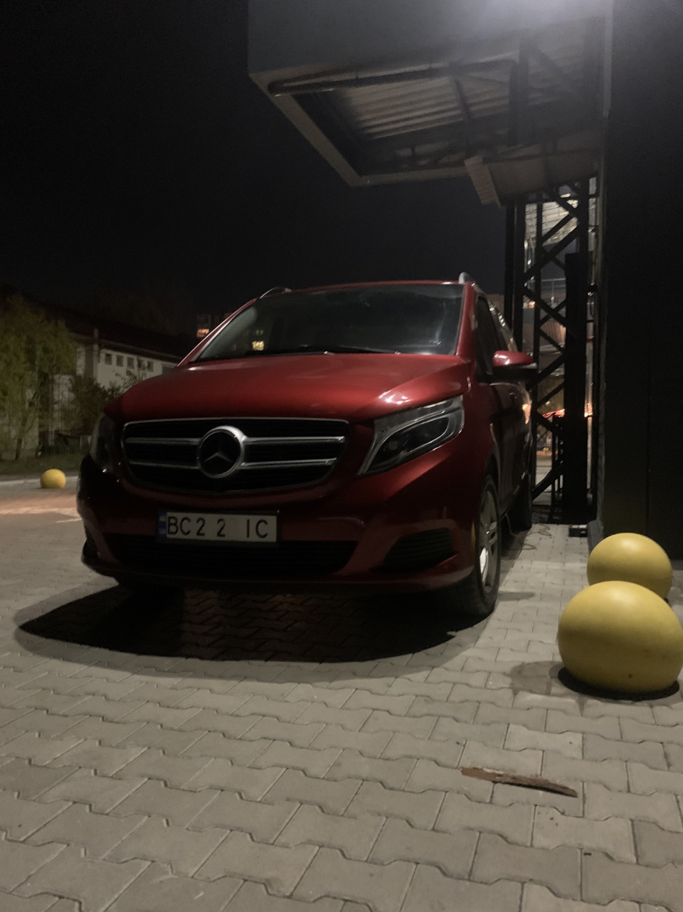 Хром планка на капот Vito V-class w447 1