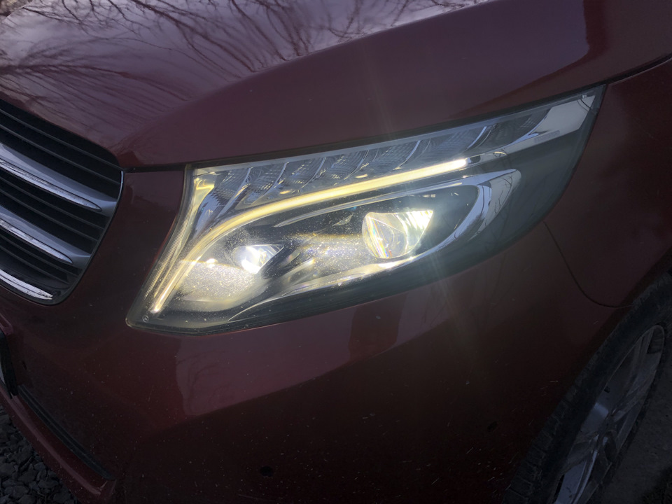 Заміна галоген фар на FULL LED Vito w447 3