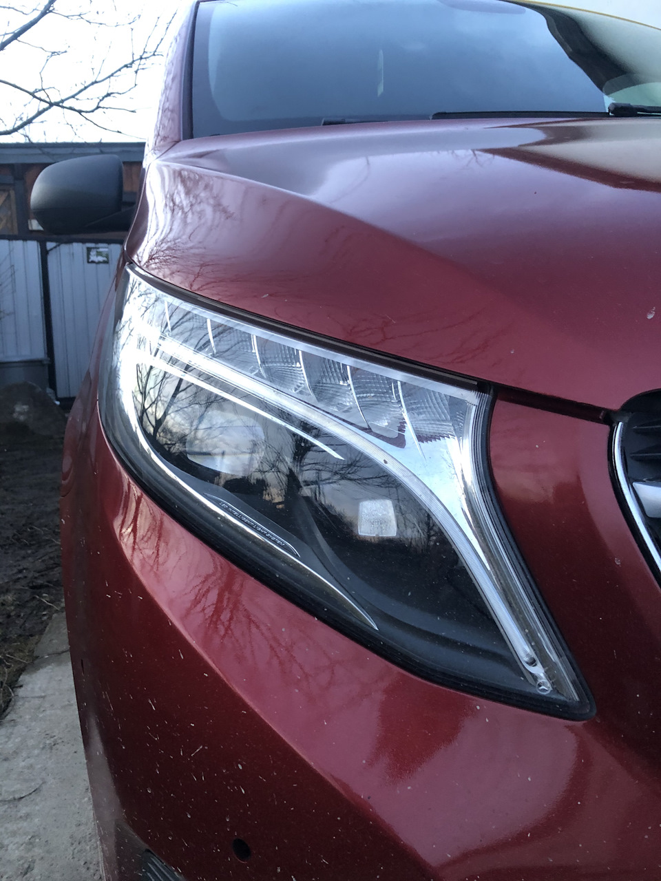Заміна галоген фар на FULL LED Vito w447 1