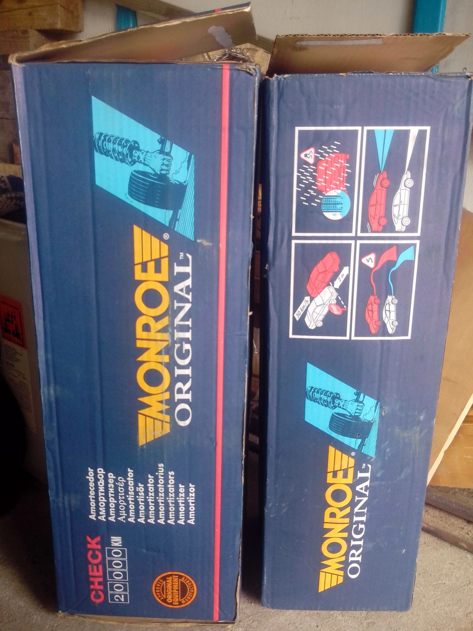 Заміна стійок. Monroe V4301 3