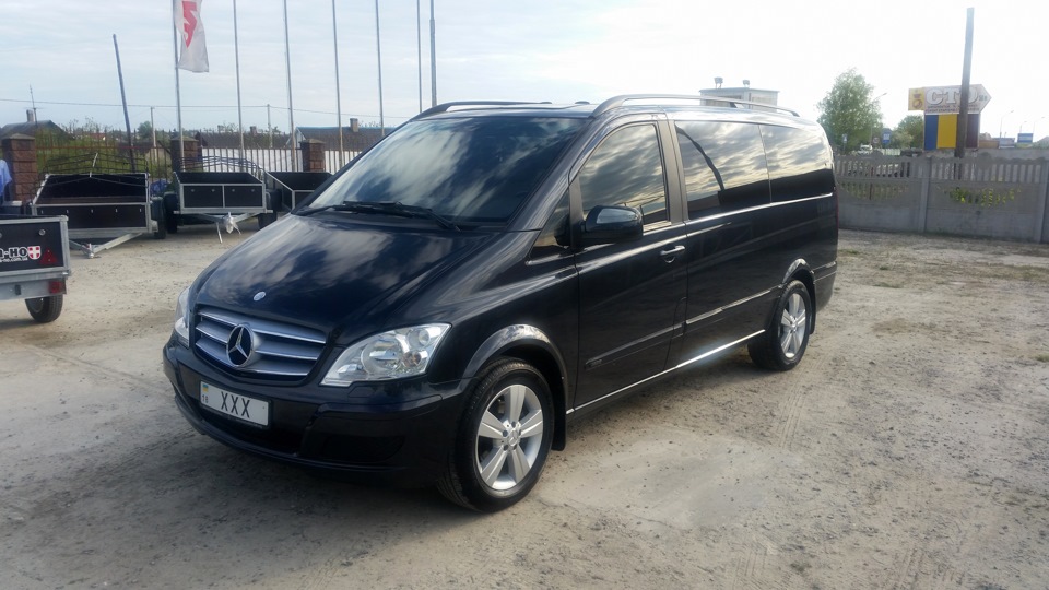 Оригінальні диски литі Mercedes w639 Vito Viano примірка. 2