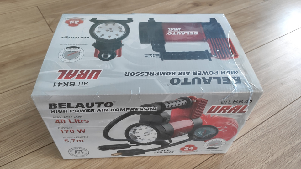 Купив компресор в авто Belauto 1