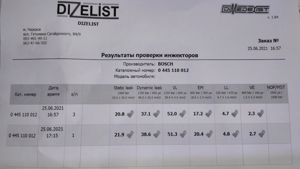 Ремонт форсунок 3