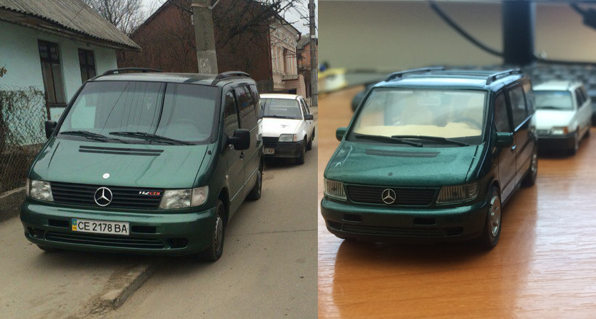 Намагався повторити фотки моїх реальних машин з модельками) 1