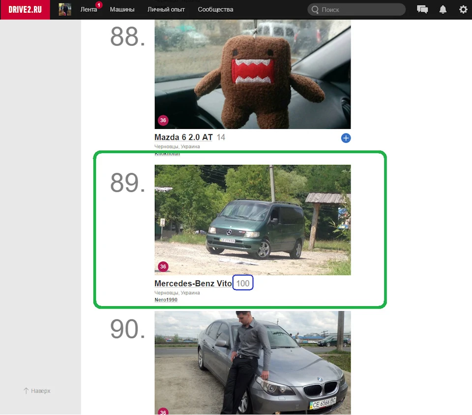 Урааааа! Я в топ-100 міста)