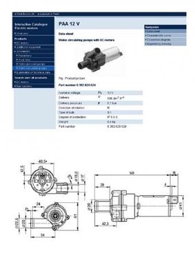 електро насос, водяний насос, Bosch, тосольний насос 2