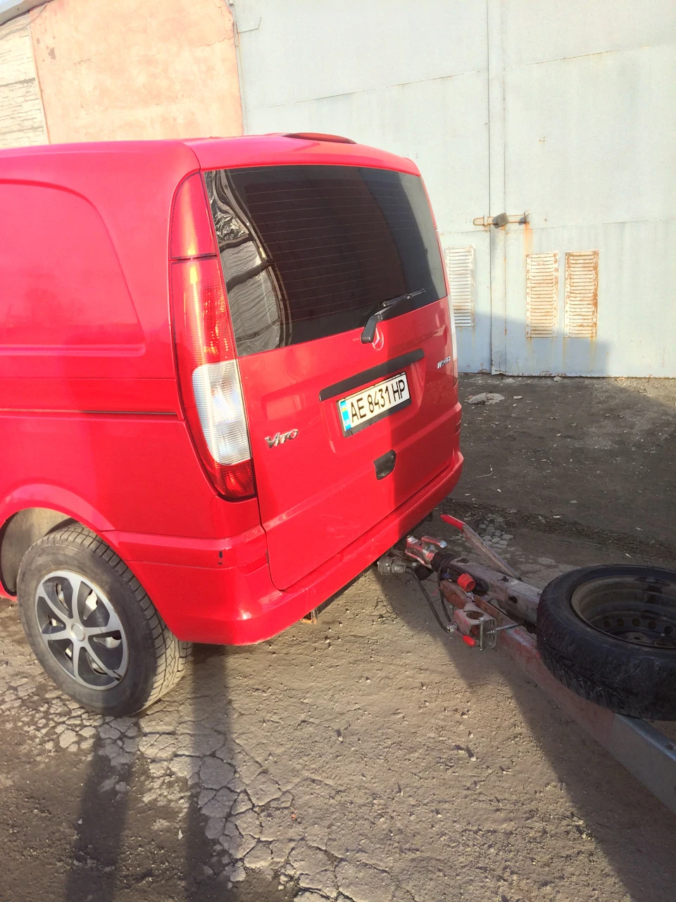 Фаркоп своими руками. Vito 115. Vito 639