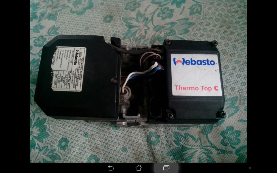вебасто Termo Top C, частина 2, чищення та заміна прокладок 2