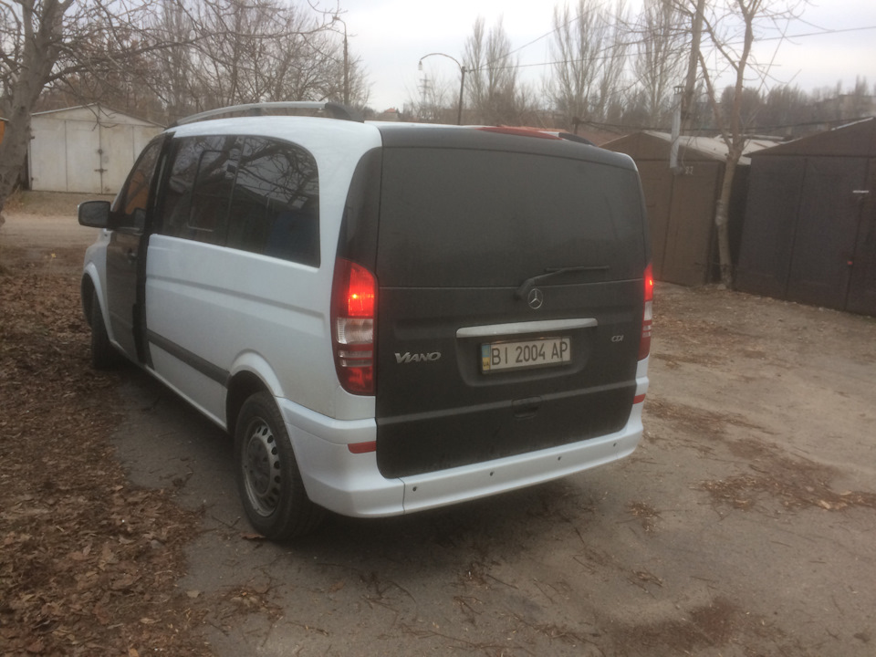 Установка заднего бампера Рестайл 1