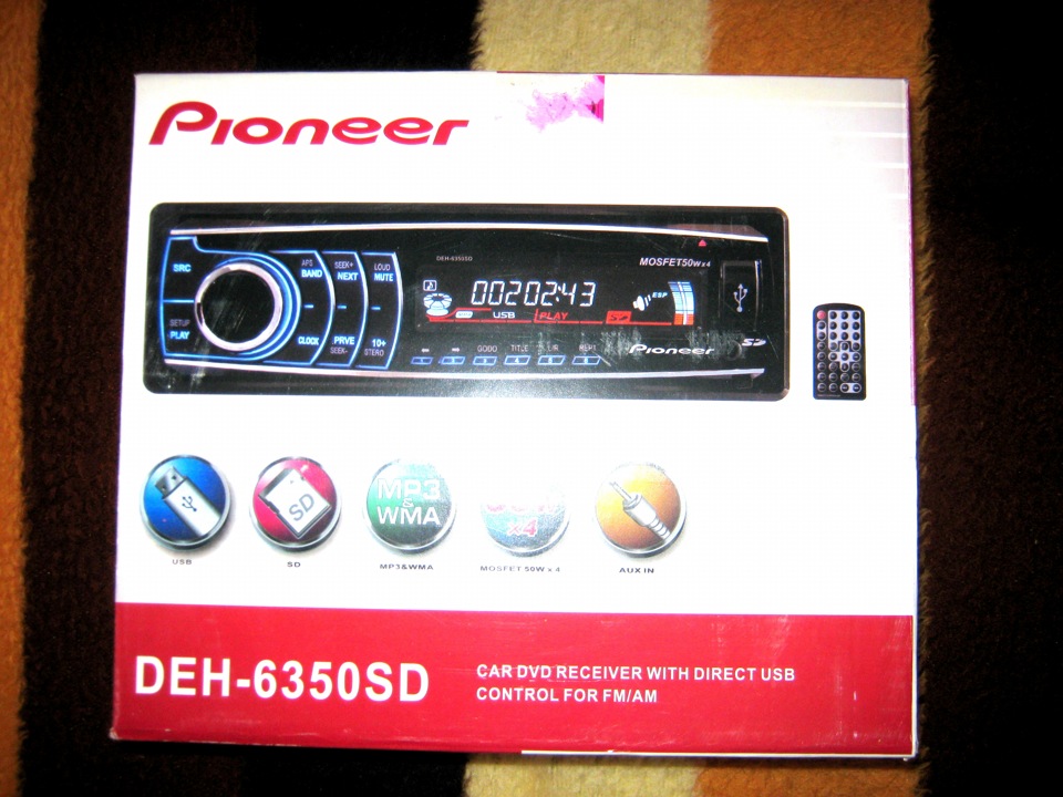 Покупка нової магнітоли. Pioneer DEH-6550SD 1
