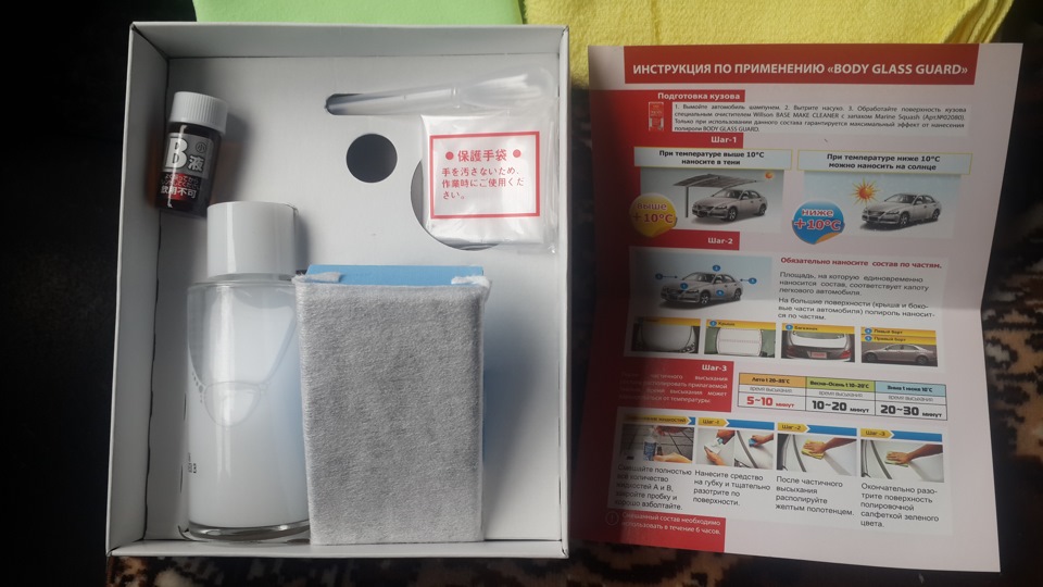 Поліровка рідким склом willson body glass guard 2