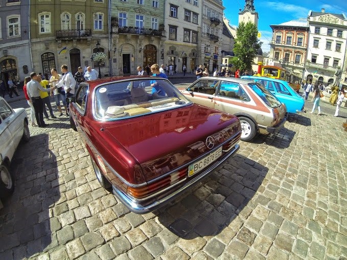 Мій Mercedes 123 CE на Гран Прі Львова 2014 3