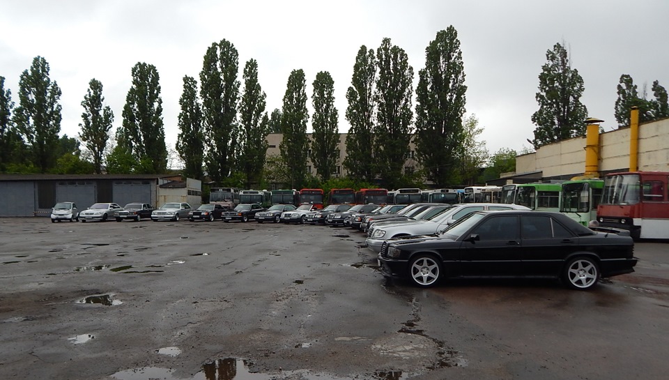 Mercedes-Benz Coupes Kyiv Photo Day 2016. АТП № 3. Дощ, Жерсть та Ями :) 2