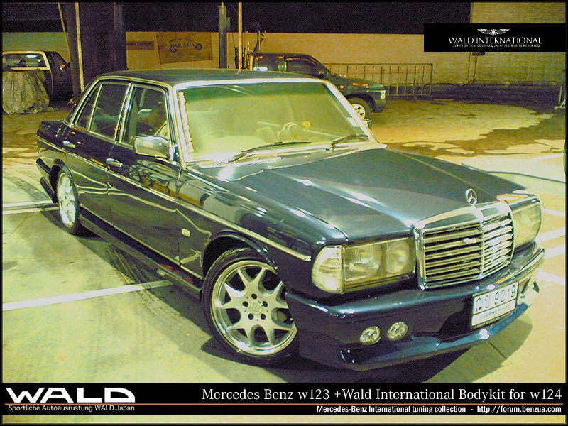 Mercedes-Benz w123+ Wald International Body Kit for w124 1