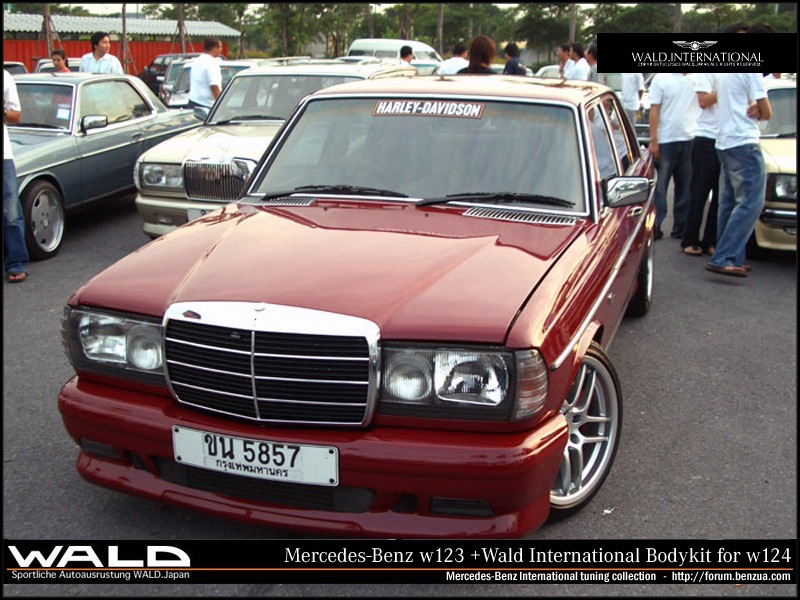 Mercedes-Benz w123+ Wald International Body Kit for w124 4
