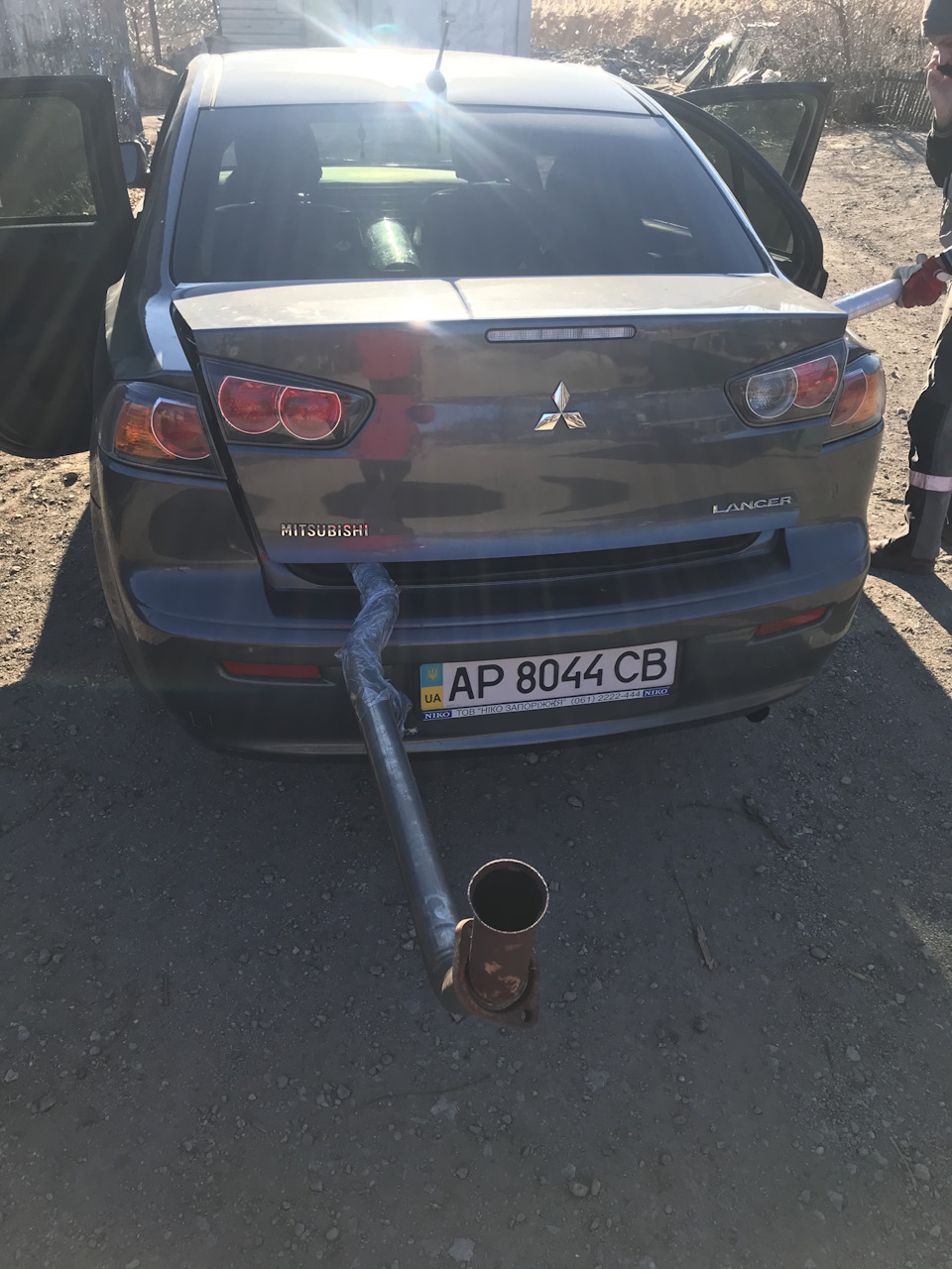 Нова траса вихлопу 4