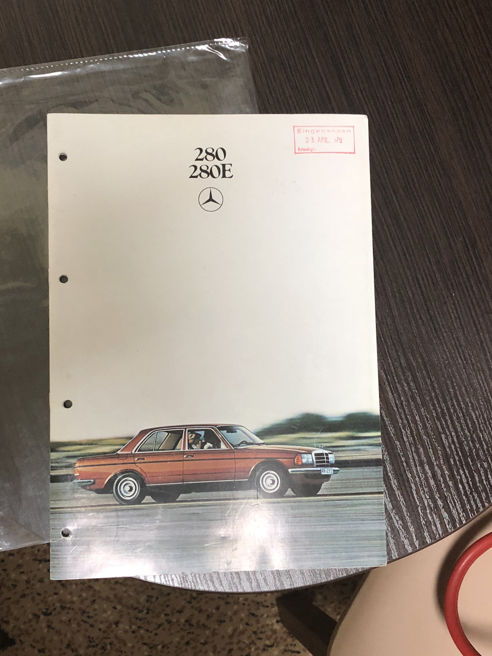 Рекламний проспект w123 280/280E 2