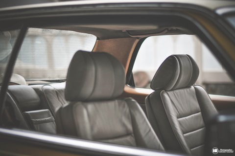 Продам шкіряний білий салон Mersedes 126 coupe 1