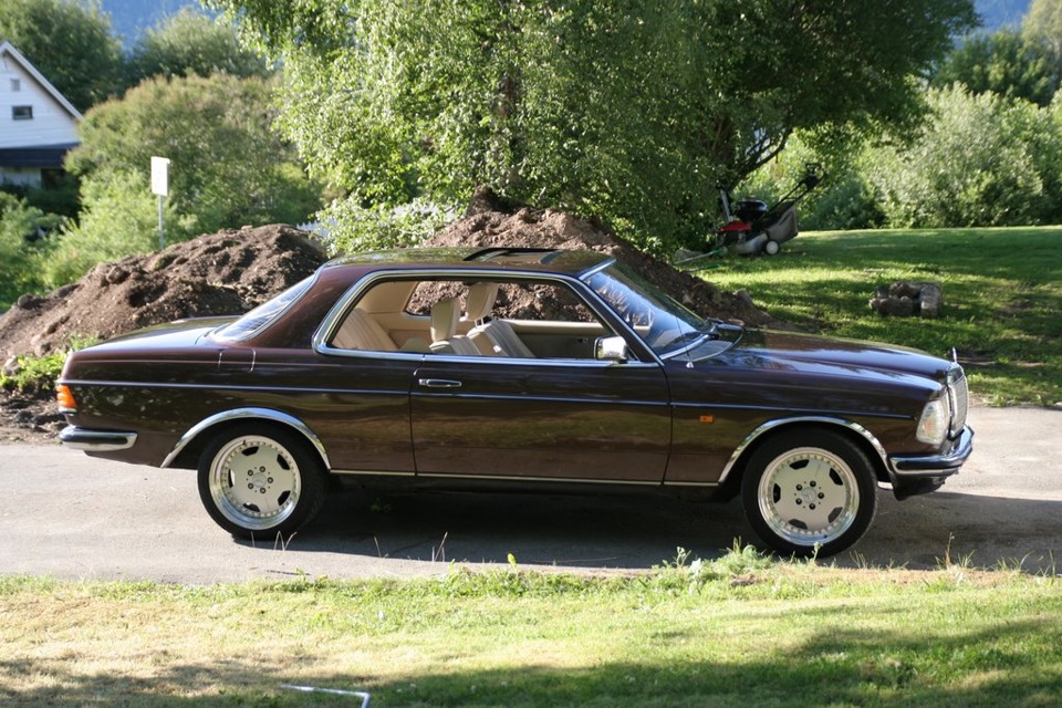 Хром накладки на арки крил W123 1