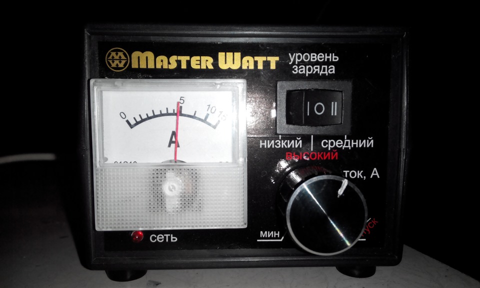 Зарядний пристрій MASTER WATT 15A 12В 4