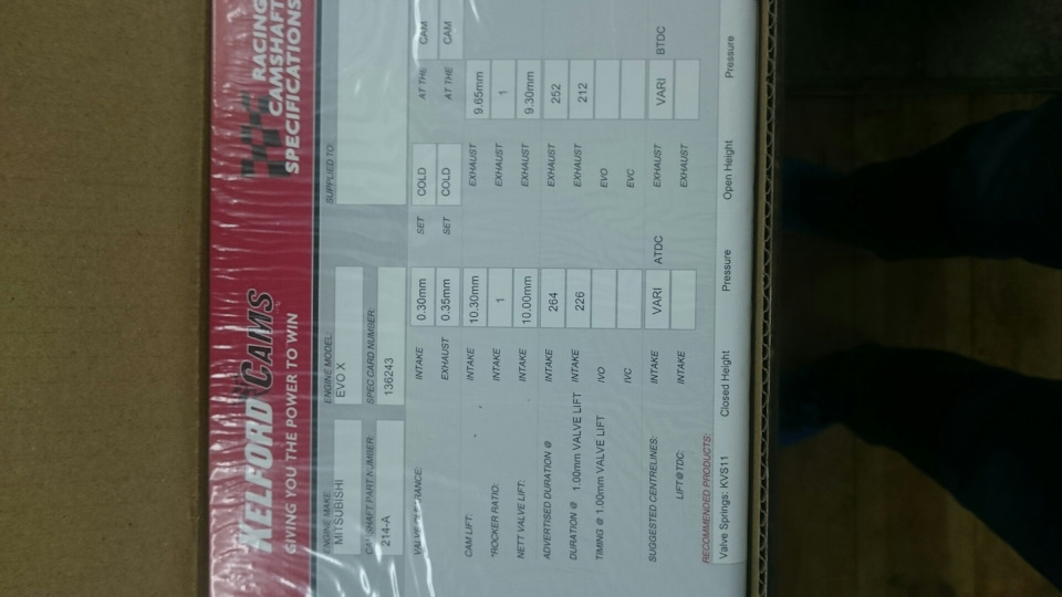 Kelford 214-A +DW65c 5