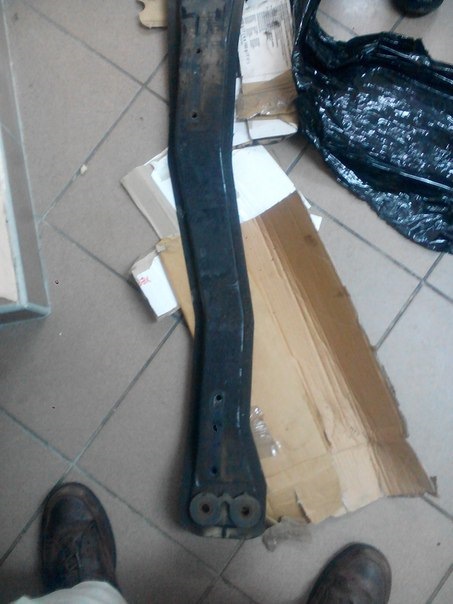 Балка від Вольво встановлена. 2