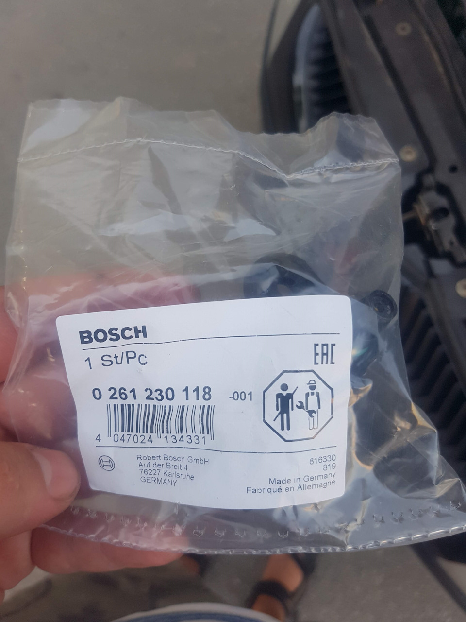 Новий датчик ДАТ BOSCH 261 230 118 Частина 2 1