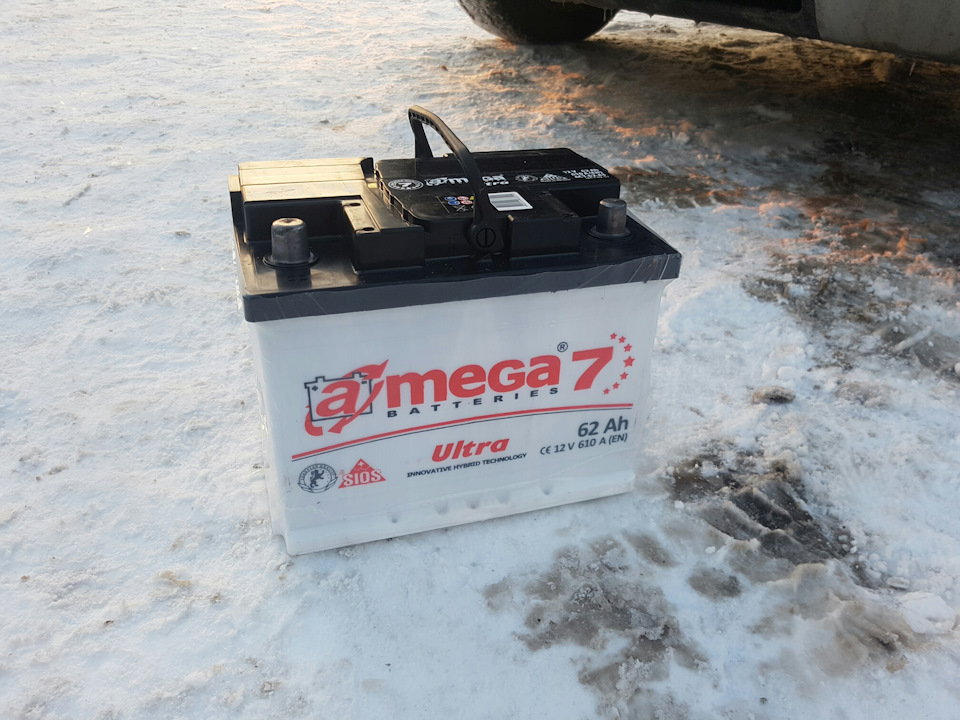 Новий акумулятор А-мега 7 Ultra 62А/610. 1
